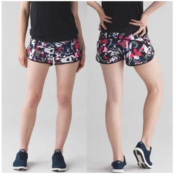 Lululemon speed short pop cut boom juice multi short 4 - Picture 1 of 6